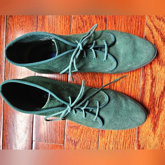 Forest green Keds Chukka hightops ankle booties boots womens size 10 - Picture 5 of 7